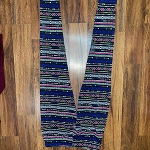 Cute girl leggings, bright colors new never worn